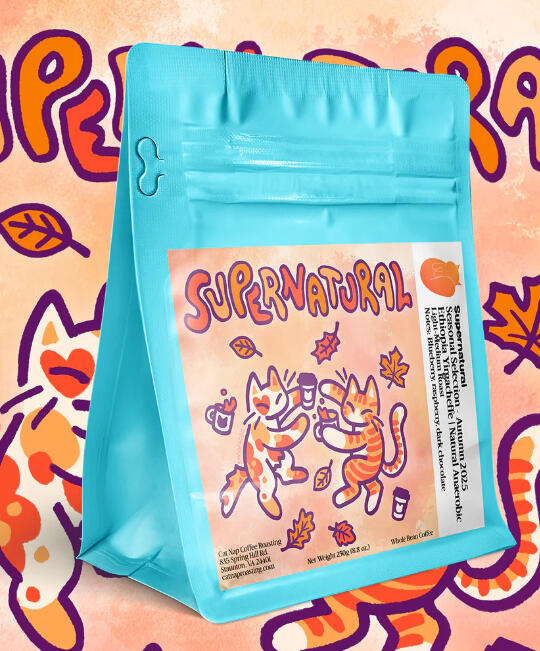 supernatural art for coffee label (2025)