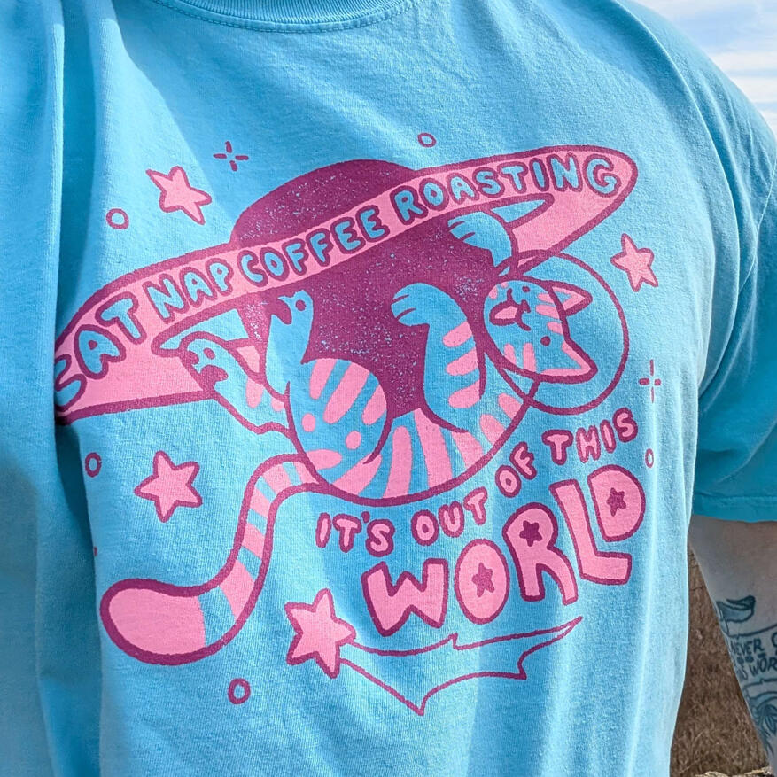 out of this world design for t-shirts, stickers, & tote bags (2025)