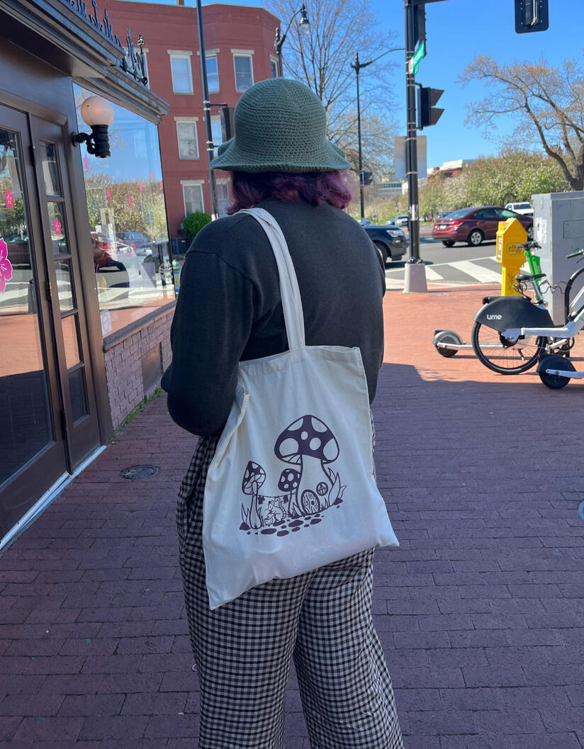 mousehouse (screen printed tote)