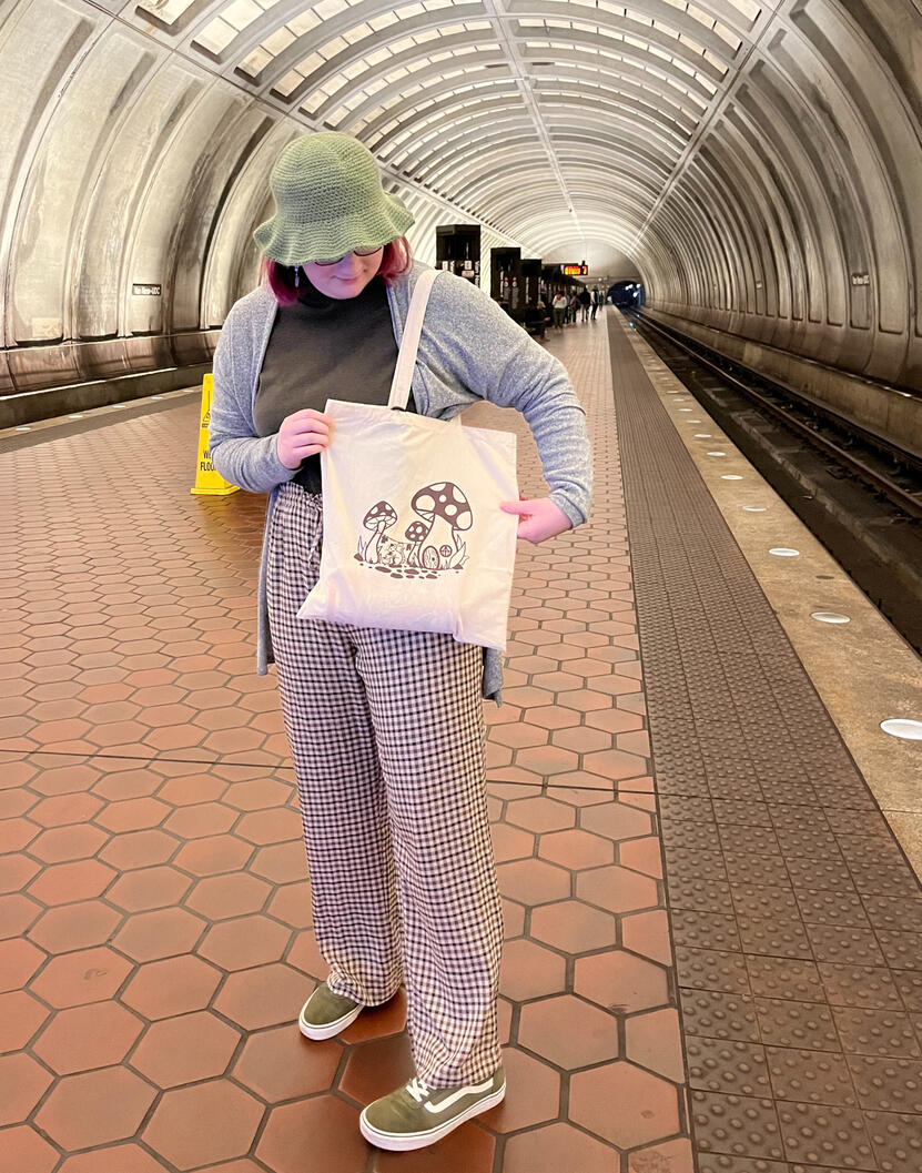 mousehouse (screen printed tote)