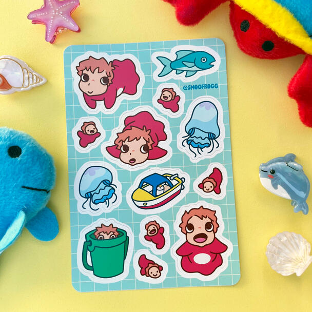 fishy in the sea (sticker sheet)